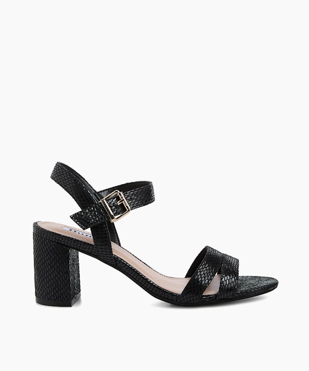 Cheap black hot sale sandal heels