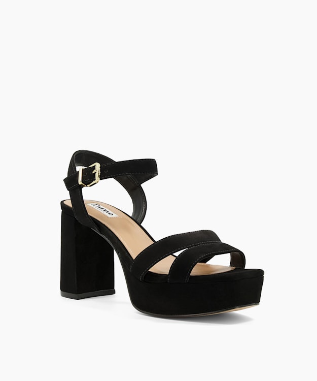 靴 melt the lady volume upper sandal Black MELT THE LADY volume upper sandal Black