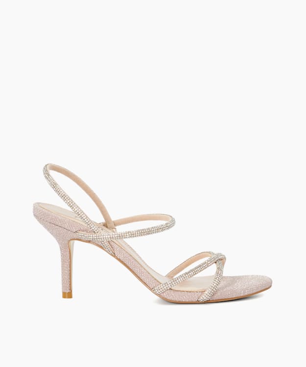 Faith delly rose gold heeled cheap sandals