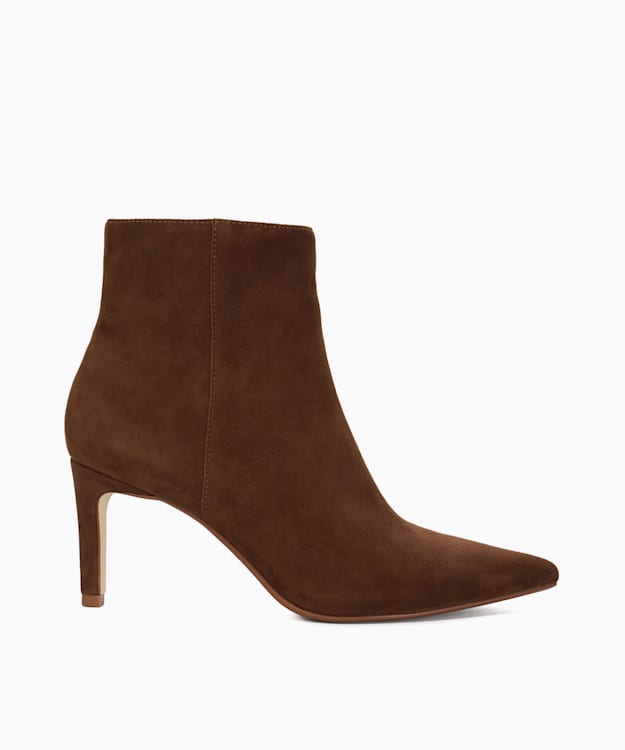 Chestnut brown booties best sale