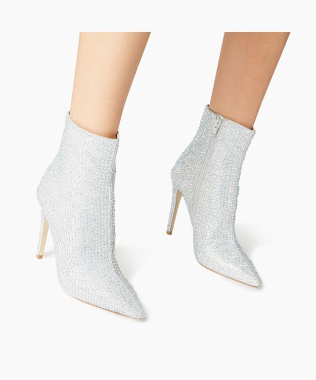 dune silver boots