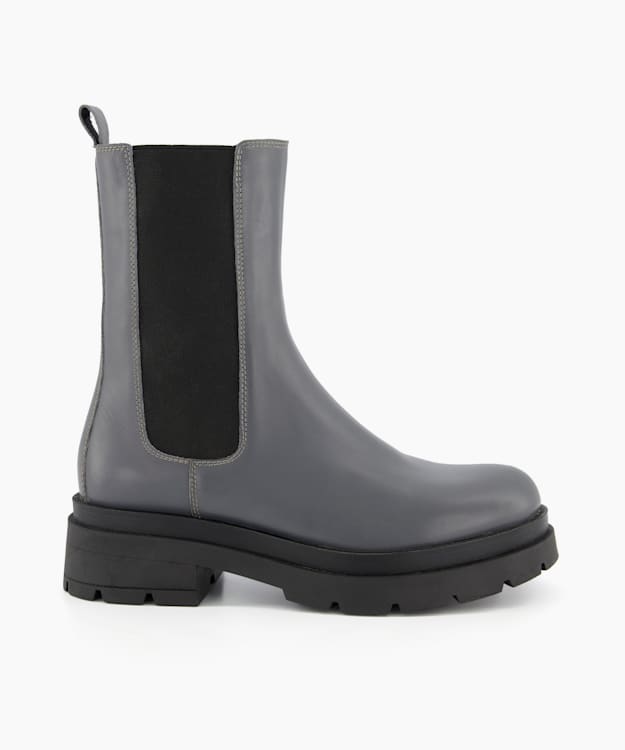 Grey chelsea hot sale boots womens