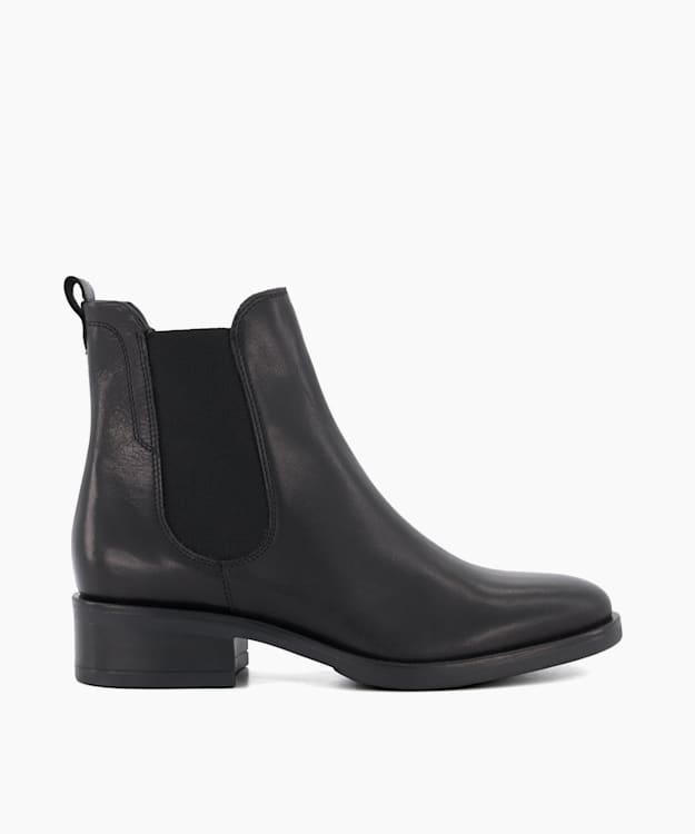 Dune ladies black boots hotsell