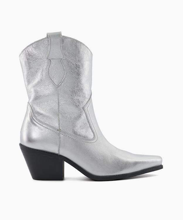 Womens grey hot sale western boots