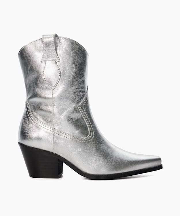 Dune store silver boots