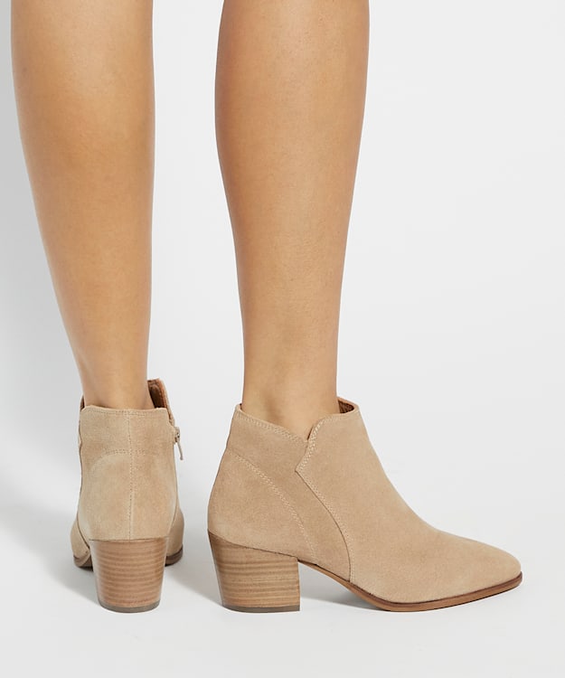 Sand suede 2025 ankle boots