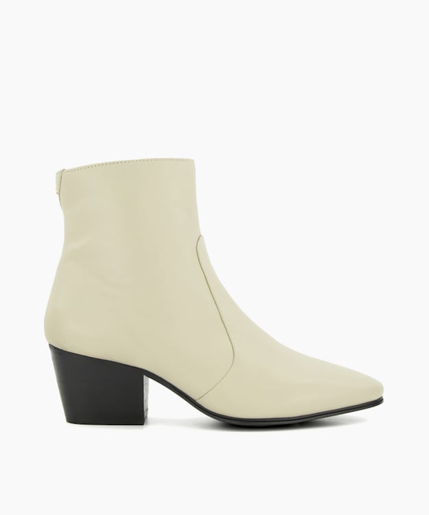 ecru ankle boots