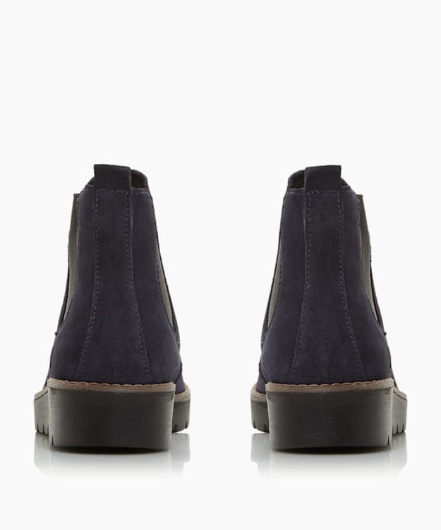 navy ankle boots dune