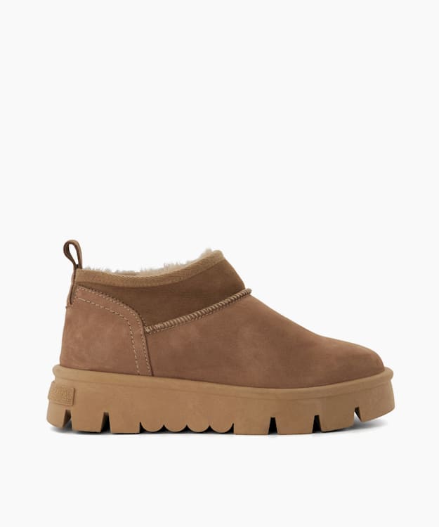 Dune flat 2025 ankle boots