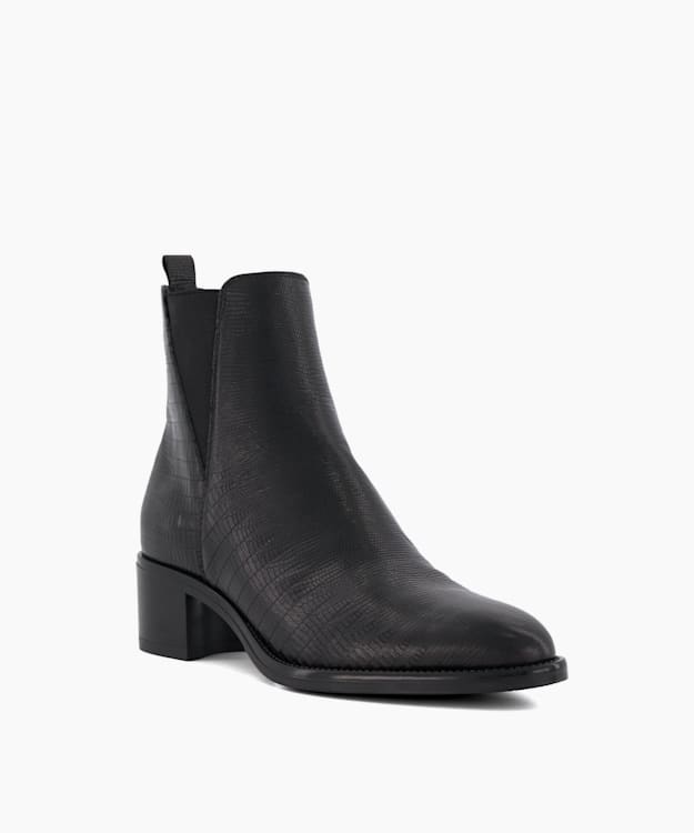 Dune ripp store leather ankle boots