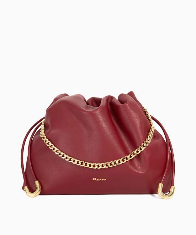 Dark red handbags best sale