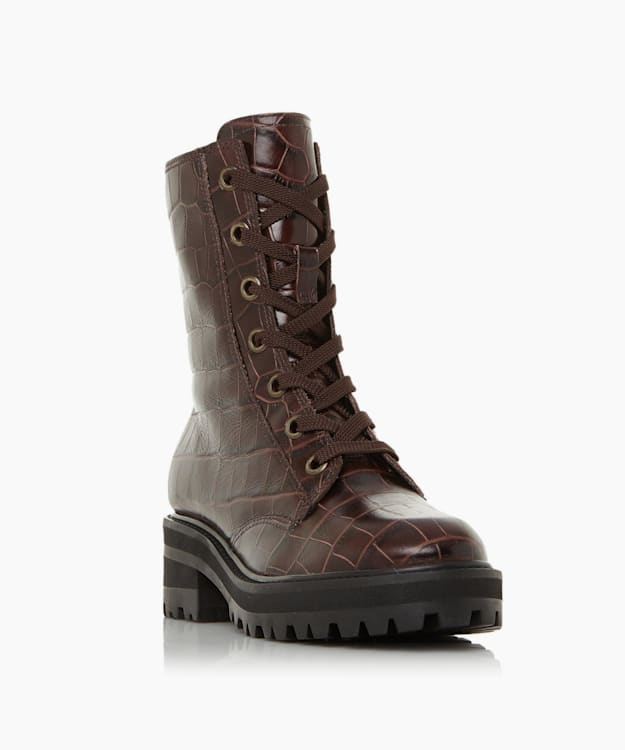 dune studded biker boots