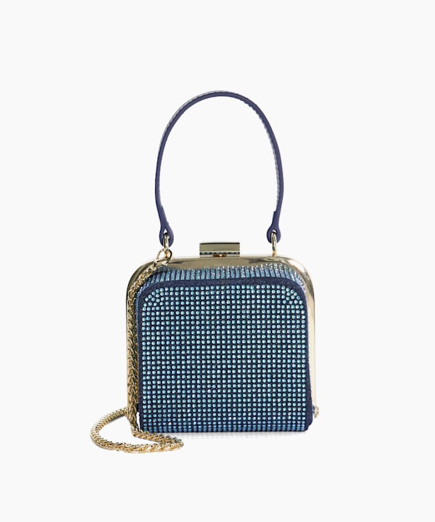 Dune blue clutch on sale bag