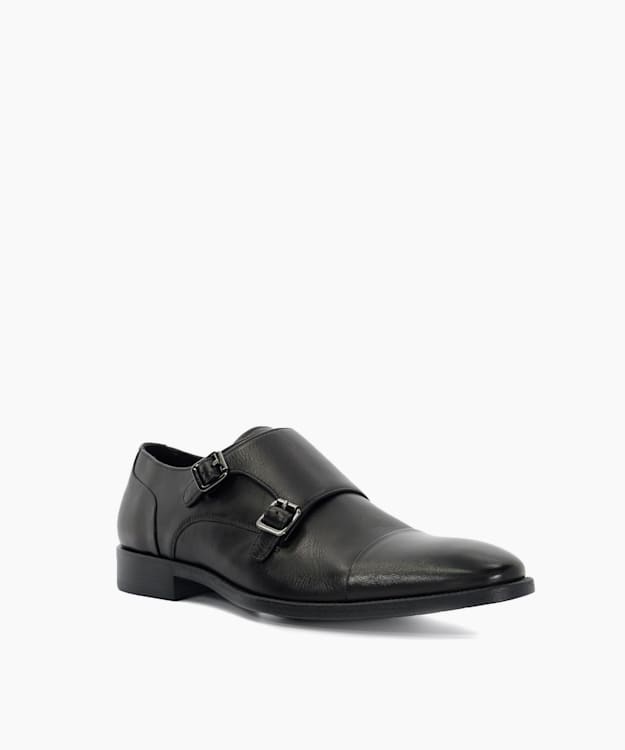 Dune London leather Abseil Double Monk Strap Shoes Dune London | Shoes | Dune London Leather Abseil Double Monk  main image 2