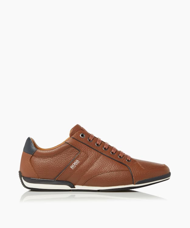 Hugo boss shop tan trainers