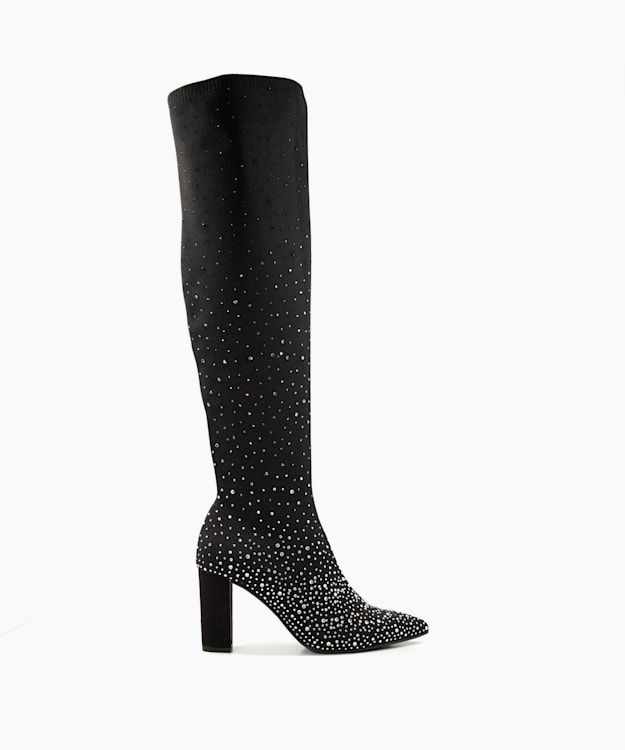 Dune cheap glitter boots