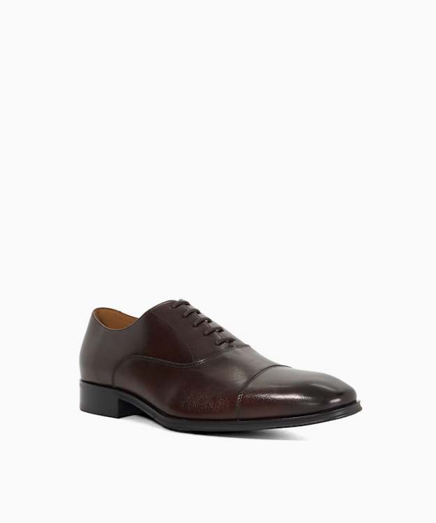 Dune London Solver Brown Leather Oxford