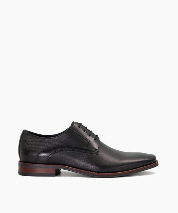 Mens smart black shoes on sale