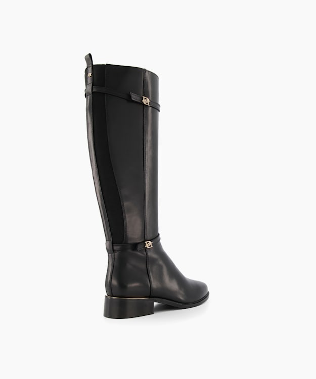 dune black riding boots