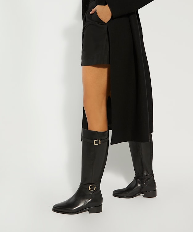 Knee high hotsell boots dune sale