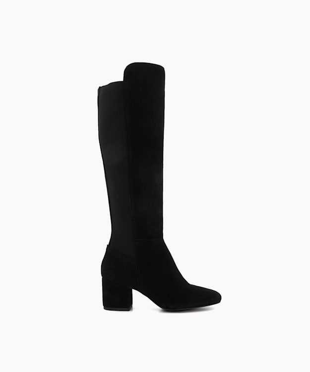 Black suede hot sale boots sale