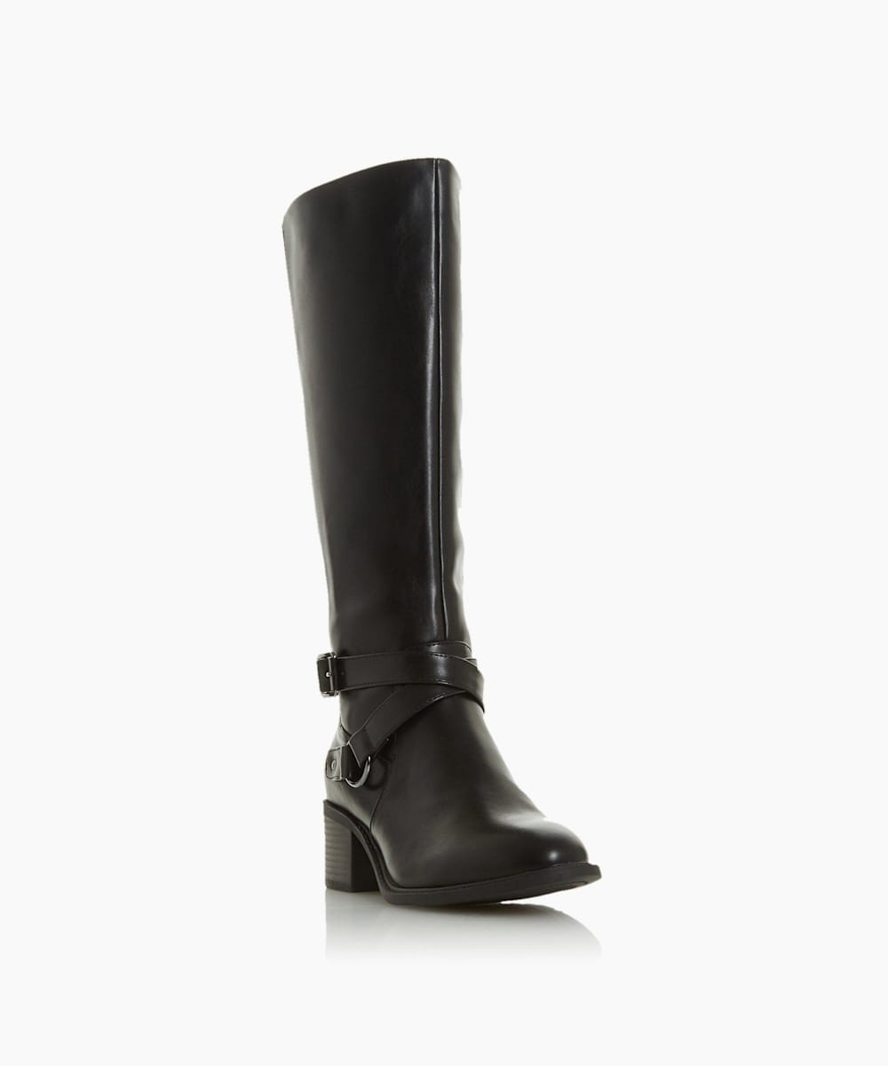 dune black riding boots