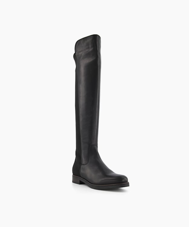 Knee high flat boots hot sale sale