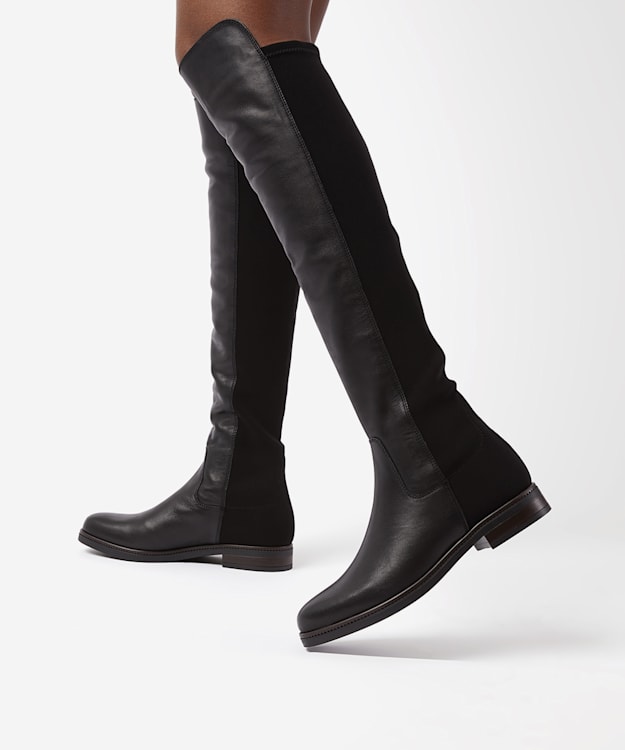 Dune hot sale thigh boots