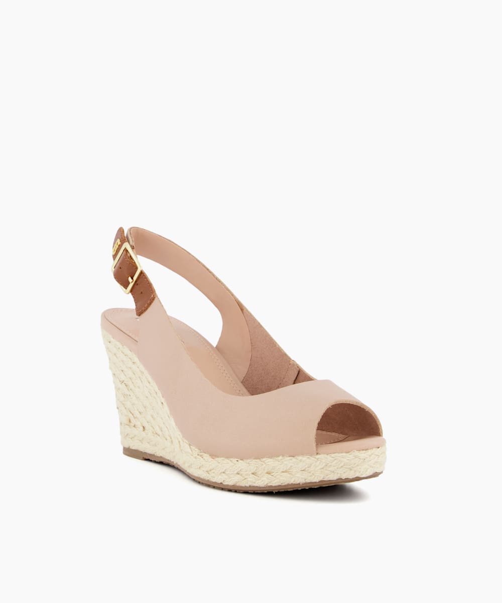 dune tan wedges