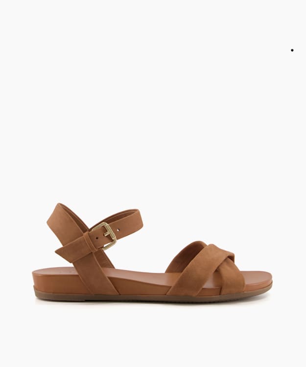 Dark sales brown sandals