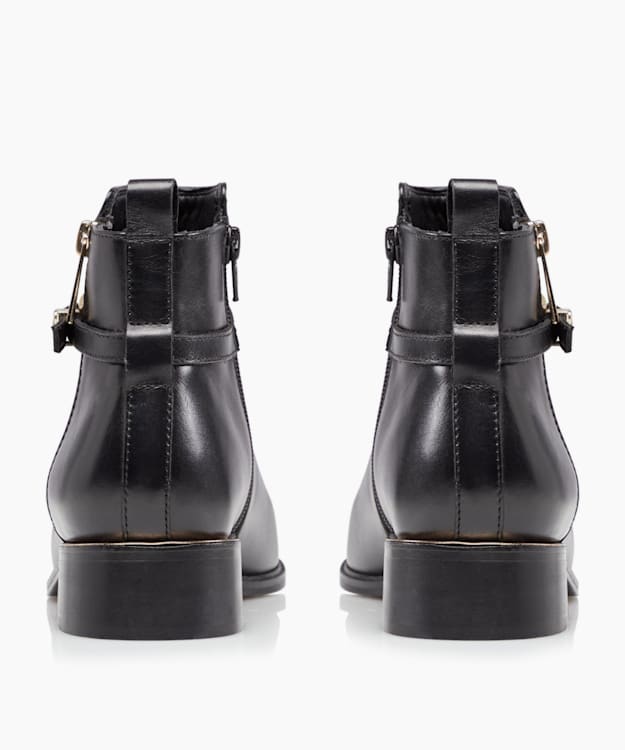 dune pop leather ankle boots