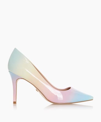 pastel rainbow heels