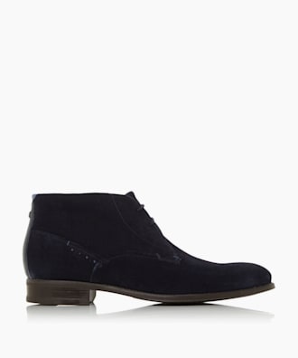 river island navy boots