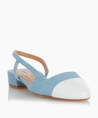 dune coralina slingback