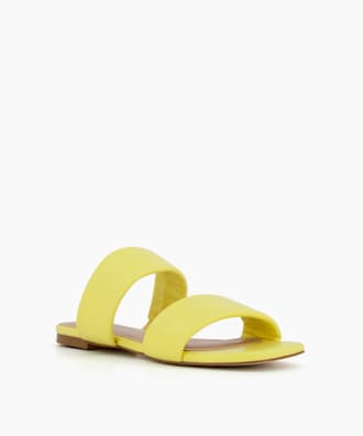dune yellow sandals