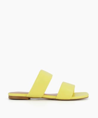dune yellow sandals