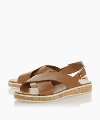 dune lorde sandals tan