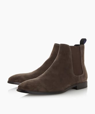 dune mandel chelsea boot