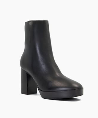 dune pella leather ankle boots