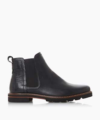 dune snakeskin boots