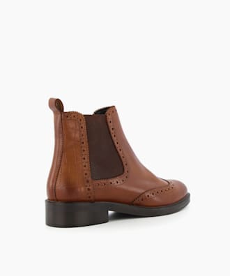 dune chelsea boots tan