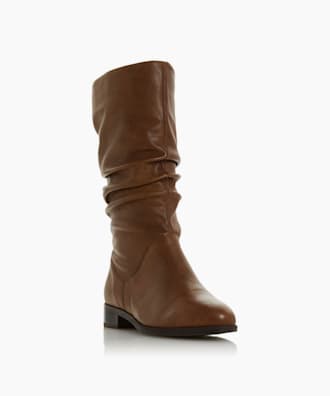 dune tan calf boots