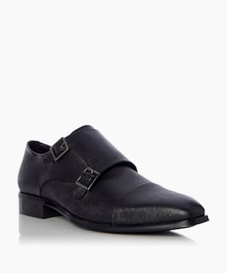 calvin klein monk strap shoes