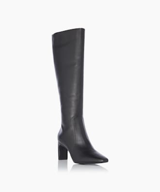 tesco black knee high boots