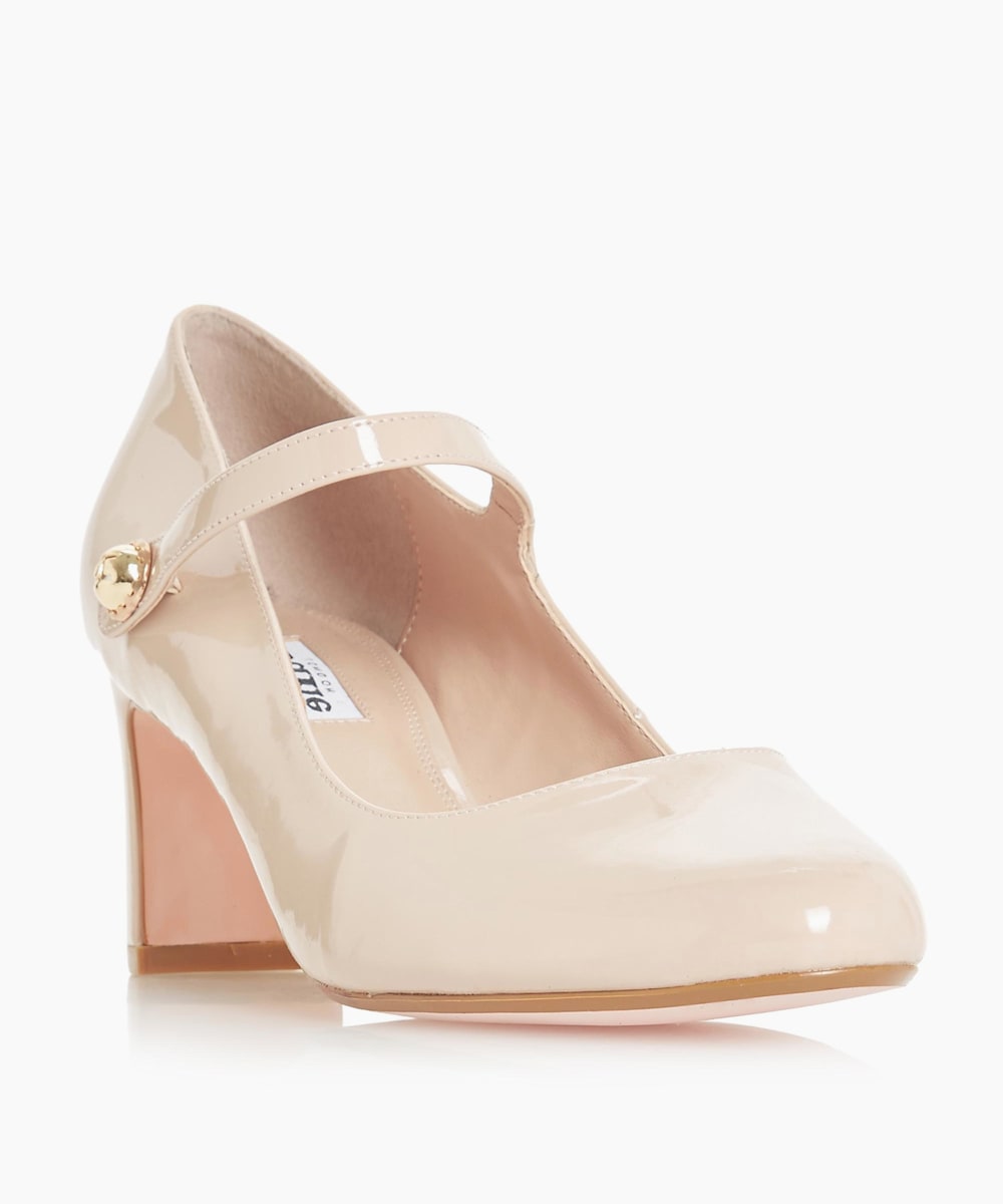 nude mary jane shoes