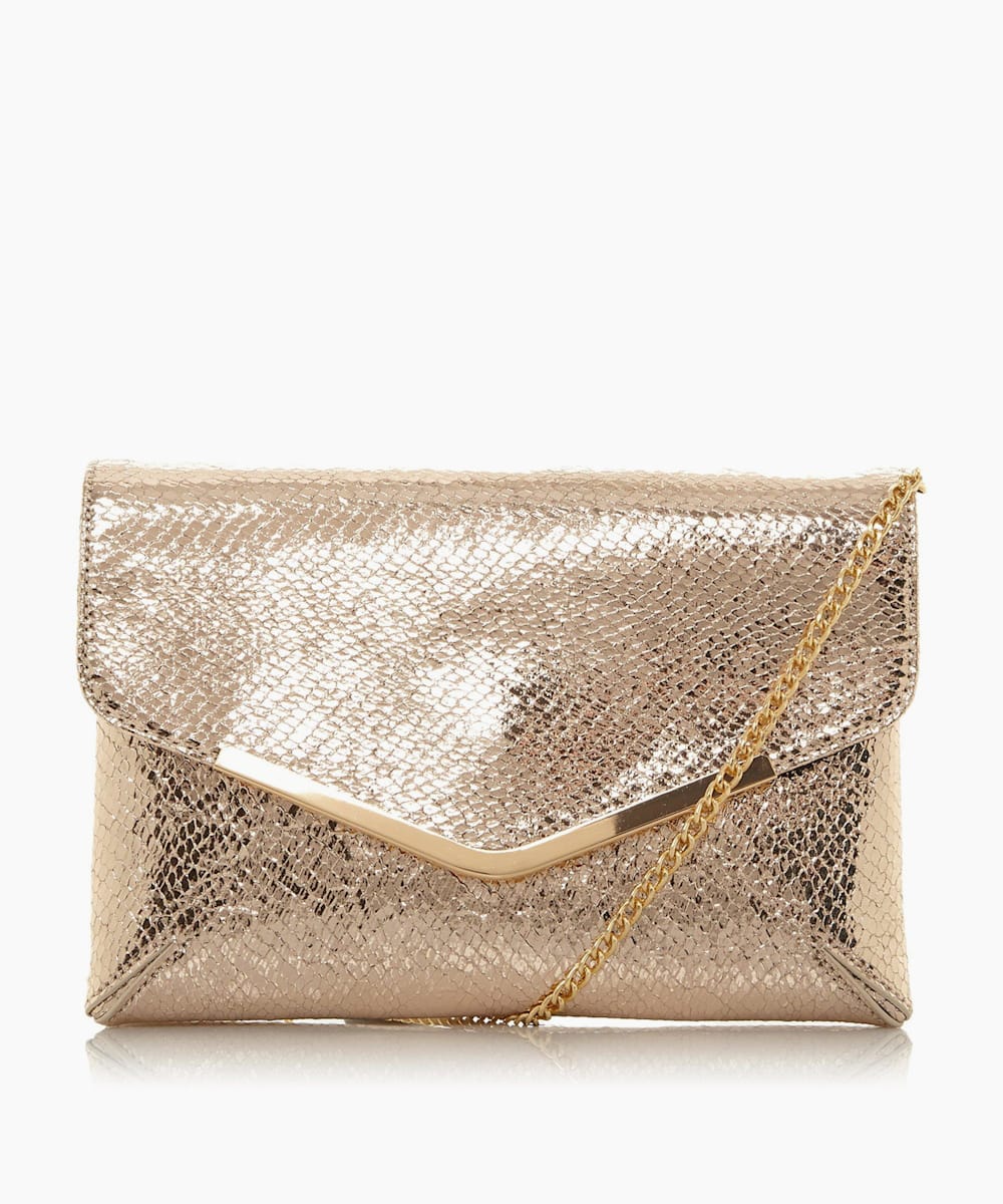 rose gold across body bag