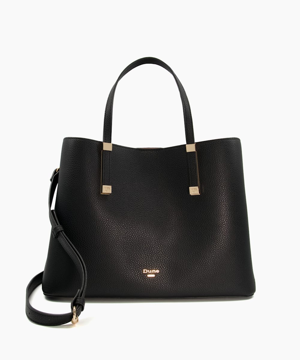 DORRIE - Logo Hardware Tote Bag - black 