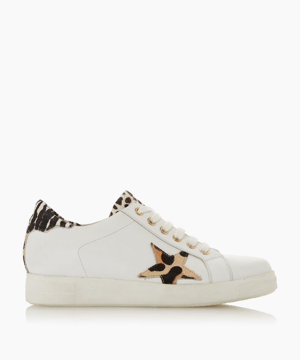 dune white trainers ladies