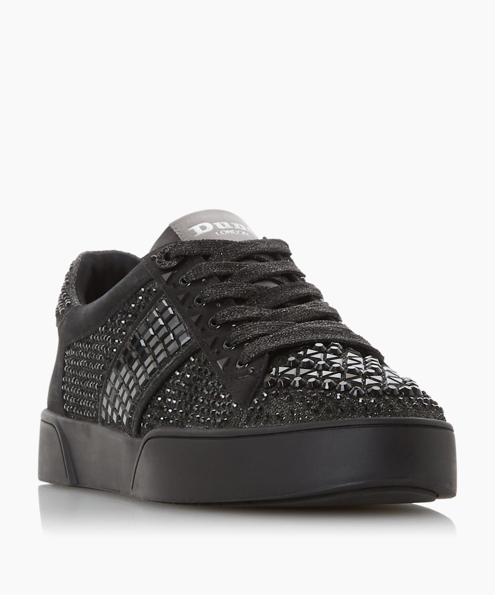 dune elsie leopard trainers