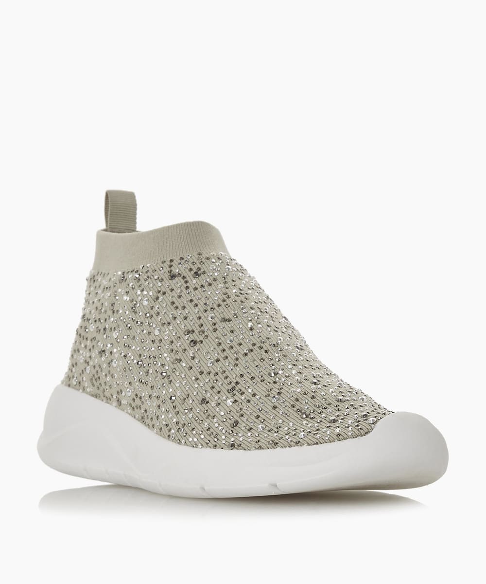 dune sock trainers black